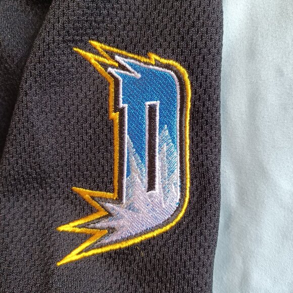 1990s Y2K Disney Donald's Destroyers Hockey Jersey Adult XL Donald Duck - Picture 6 of 16